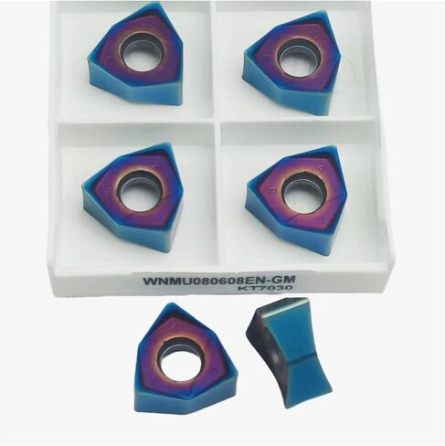 10pcs WNMU080608 Face Milling Inserts WNMU080608EN GM KT7030 Mill Tungsten Carbide Cutter Lathe Turning Tool in Saudi Arabia