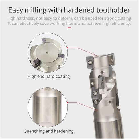 D20-AP11/D50 AP16 Corn Bar 120-175mm 2T/3T Milling Tool Holder 10pcs APMT1135 Carbide Insert Lathe Parts Tool(D40-C32-70M-150L-2T,AP16_APMT1604ER-H2 YZ6020) in Saudi Arabia
