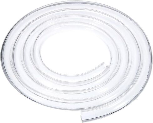 uxcell PVC Tubing, 17mm ID x 21mm OD - 10 Feet Long Clear Vinyl Water Pipe, Lightweight Plastic Flexible Water Pipe for Aquaponics, Air Hose, Irrigation in Saudi Arabia