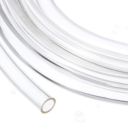 uxcell PVC Tubing, 17mm ID x 21mm OD - 10 Feet Long Clear Vinyl Water Pipe, Lightweight Plastic Flexible Water Pipe for Aquaponics, Air Hose, Irrigation in Saudi Arabia
