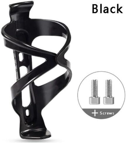 حامل زجاجة ماء الدراجة ل Trek FX Sport Carbon 4 2021 ، دليل تسرب متين غير قسيمة ، حامل كأس الدراجة الخفيفة الوزن ، إكسسوارات الدراجات المتينة القابلة للتعديل ، وهي أسود ، أسود in Kuwait