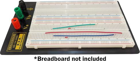 RSR Electronics 350 Piece Breadboard Jumper Wire Kit with Plastic Storage Case, Assorted Lengths and Colors in Saudi Arabia