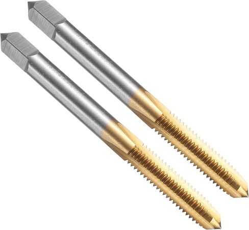uxcell 2pcs صنابير خيط الناي المستقيمة ، M6 x 1.0 اليد اليسرى متري المسمار المسمار المسمار المسمار المسمار مرأى TAPS in Saudi Arabia