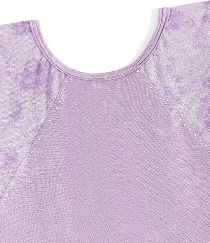 Jiamy Girls Ballet Hoodards Long Sleeve Mesh Toddler Dance Leotard Dress Combo مع تنورة قابلة للإزالة in Kuwait