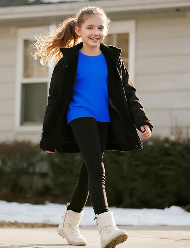 Auranso Boys Compression Hermal Shirt Fleece Long Long Mortic Athletic Sportic Paselayer Kids Lundershirts in Saudi Arabia