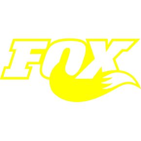 Fox Tail Decal Sticker Racing for Cars and Walls 5 Inch by Pristine Signs & Graphics, LLC (Orange) in Saudi Arabia
