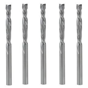 5PCS 3.175 UP DOWN Cut Two Flutes Spiral Carbide Mill Tool Cutters For CNC Router, Compression Wood End Mill Cutter Bits in Saudi Arabia