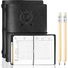 كتاب بطاقة Golf ScoreCard مع قلم رصاص ، وملحقات دفتر جولف Golf ScoreCard Leather Water in Kuwait