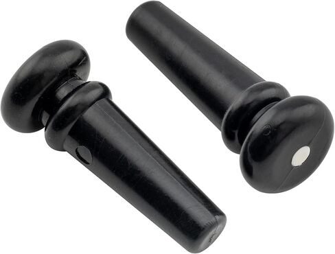 Musiclily Acoustic Guitar Plastic End Pin لـ Martin Taylor Guitar ، Black W/White Dot (حزمة 2) in Saudi Arabia