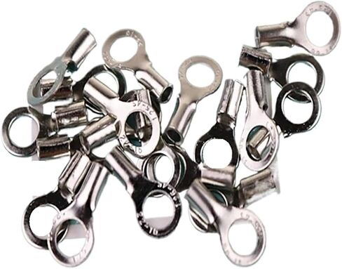 100 PCS RNB1.25-4S 4mm Diameter Ring Non-Insulated Terminal (to Type) Cable Lug Round Bare Head in Saudi Arabia