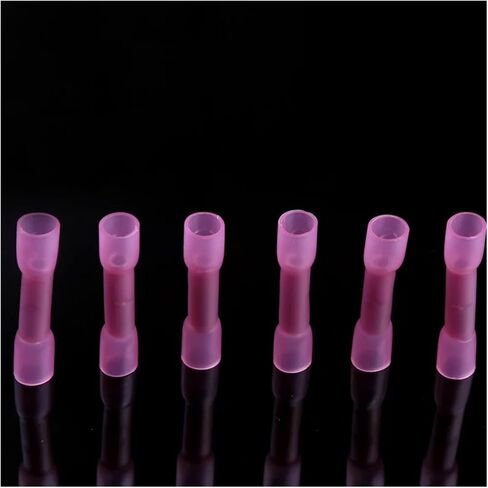50 PCS Solder Sealed Wire Connectors Heat Derrink Butt Butt in Saudi Arabia