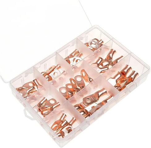 مربع من 50 PCS SC النحاس حلقة العروة المحطة الطرفية السيارات تجعيد تجعيد الموصل in Saudi Arabia