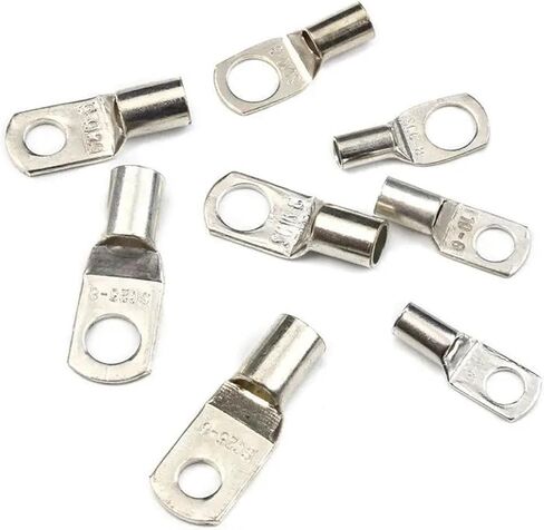 240 PCS SC Bare Ring Terminal Lugs Tinned Copper Tube Sealed Battery Wire Connector Bare Cable Crimp Solder Terminals in Saudi Arabia
