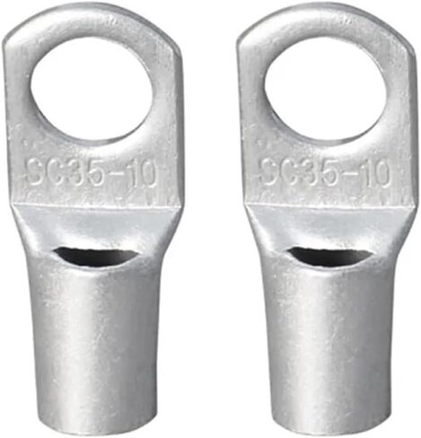 5 PCS SC 10-6 10-8 Wire Lug Terminal SC10 Bare Copper Battery Block Lug Hole 10mm Wire SC Type Crimp Cable end Connector(SC10-8) in Saudi Arabia