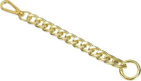 uxcell Purse Strap Extender 8.7-Inch, Bag Extender Chain Dark Gold, Metal Bag Replacement Handbag Chain with Spring Buckle for Purse Handbags Shoulder Bag Decoration, 0.6 Width in Saudi Arabia