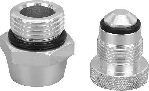 1L Aluminum Oil Catch Can with Breather and Drain Tap, Universal Fit for Most Vehicles, Durably TIG Welded Construction, to and Reuse, Keeps in Saudi Arabia