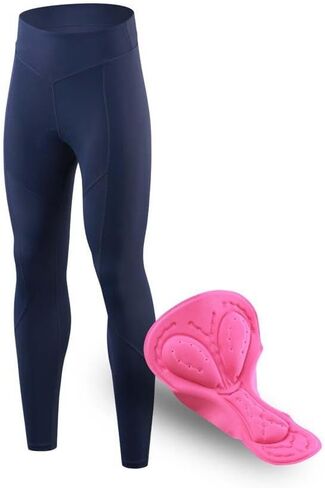 Women's Cycling Pants 3D Padded Compression Tight, Long Bike Bicycle Pants Trousers Leggings in Saudi Arabia