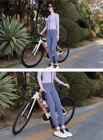 Women's Cycling Pants 3D Padded Compression Tight, Long Bike Bicycle Pants Trousers Leggings in Saudi Arabia