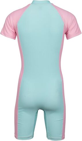 Girls All in One Wetsuit Swimsuit Surfing Diving Swimming Costume UPF 50+UV Protection One Piece Swimwear in Saudi Arabia