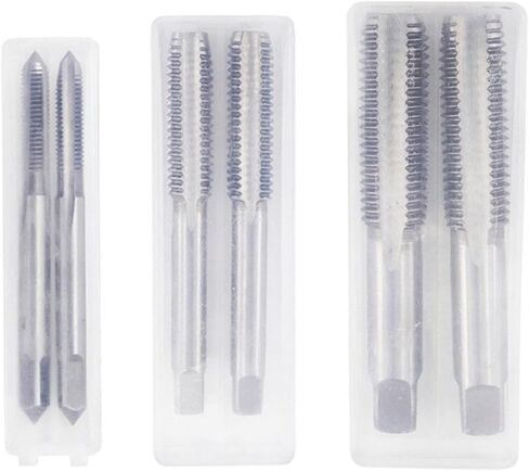 Right Hand Tap Drill Hand Tools Screw Thread Metric Plug Taps Metal Threading Tool 2Pcs(2pcs M7x1) in Saudi Arabia