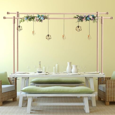 على المائدة حامل قضيب مع المشابك قابلة للتعديل 10-45 بوصة طول 15-106 بوصة طول خشبي قضيب قضيب الحفلات الذكرى السنوية in Kuwait