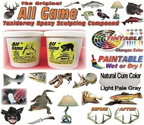 All Purpose Epoxy Putty ALL Game 3 Lb. KIT (2 Pint Set) Taxidermy , Home Repair , Arts & Crafts , Doll Restoration & Repair in Saudi Arabia