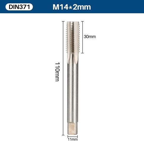 Thread Tap Din371 Machine Tap with Shank M3/M4/M5/M6/M8/M10/M12/M14 Metric Scre Tap Bit Threading There 1PCS (M3x0.5mm) in Kuwait