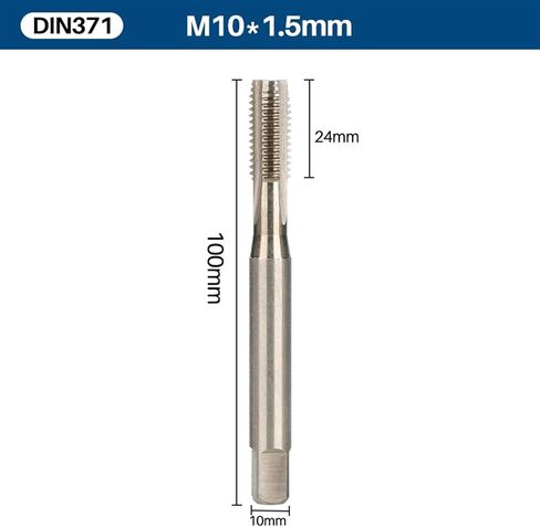 Thread Tap Din371 Machine Tap with Shank M3/M4/M5/M6/M8/M10/M12/M14 Metric Scre Tap Bit Threading There 1PCS (M3x0.5mm) in Kuwait