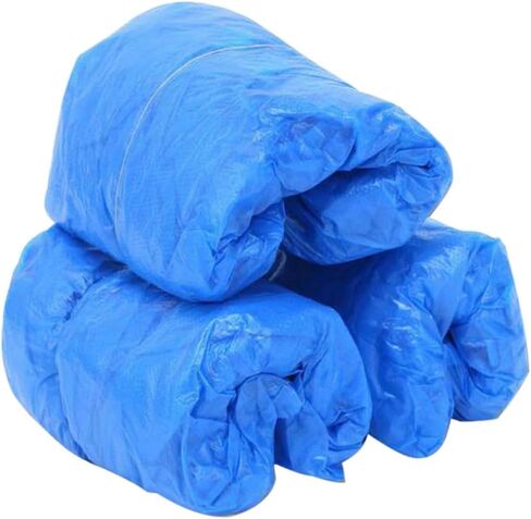 ABOOFAN 100Pcs Non Slip Shoe Covers Disposable Nonwoven Shoe Cases for Indoor Use Dustproof and Practical for Model Rooms Laboratories and Rainy Days in Saudi Arabia