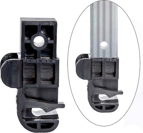 HECASA Black Pontoon Bimini Top Latch Plastic Connector Bracket Replacement for 002957 in Saudi Arabia