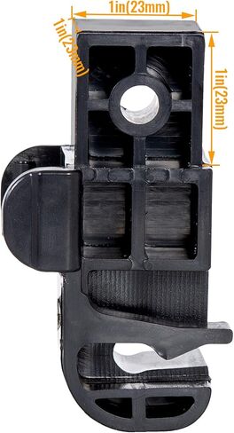HECASA Black Pontoon Bimini Top Latch Plastic Connector Bracket Replacement for 002957 in Saudi Arabia