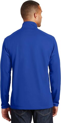 Port Authority Men Men Pinpoint Mesh Half-Zip Pullover in Saudi Arabia