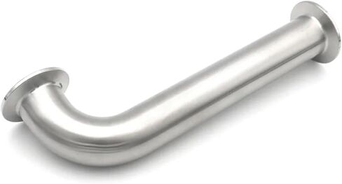 304/316L من الفولاذ المقاوم للصدأ 90 درجة المرفق Tri Clamp Long Extension 25 38 51mm أنبوب أنبوب تركيب homebrew 1 "1.25" 1.5 "2" (OD25X50.5 ، L610MM_SS316L) in Saudi Arabia