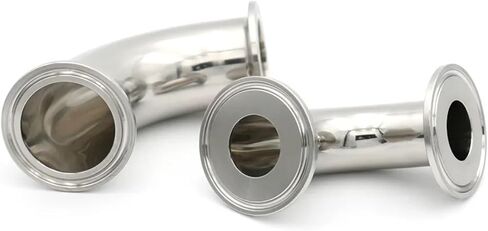 1pc SS304/316L من الفولاذ المقاوم للصدأ 90 درجة من الدرجة ثلاثية كوع 3/4 "1" 2 "3" 4 " in Saudi Arabia