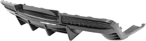 Ikon Motorsports ، Diffuser الخلفي متوافق مع 2014-2015 شيفروليه كامارو ، Ikon Gloss الأسود PP الشفة الخلفية الشفاه السفلي مع الزعنفة in Saudi Arabia