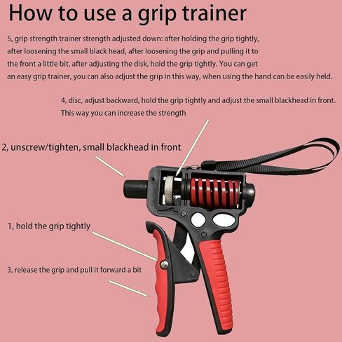 1 pack, 11LB-360LBforearm enhancer,Grip strength trainer, grip strength enhancer, comes with a small rope for easy carrying, lightweight and convenient to carry, for hand strength, hand grip strength training in Saudi Arabia