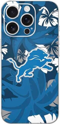 Skinit Decal Phone Skin Compatible with iPhone 16 Pro - Officially Licensed NFL Detroit Lions Distressed Design in Saudi Arabia