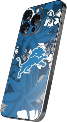 Skinit Decal Phone Skin Compatible with iPhone 16 Pro - Officially Licensed NFL Detroit Lions Distressed Design in Saudi Arabia