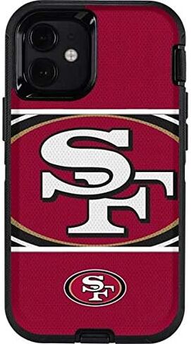 Skinit Skinit Phone Skin متوافق مع Case Otterbox Defender لـ iPhone 12 Mini - NFL San Francisco 49ers Zone Design in Saudi Arabia