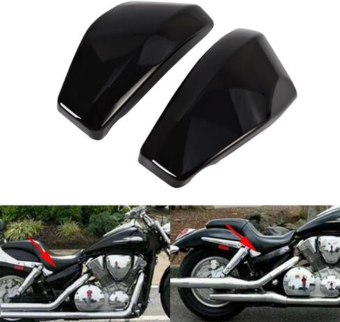 Motorcycle ABS Battery Side Fairing Covers For Honda VTX 1300 2003-2009,Chrome in Saudi Arabia
