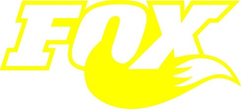 Fox Tail Secal Sticker Racing للسيارات والجدران 5 بوصات من علامات ورسومات البكر ، LLC (Orange) in Saudi Arabia