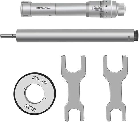 Three-Claw Inner Diameter Micrometer Three-Point Internal Measurement Inner Diameter Micrometer Aperture 0.005mm(35-40mm) in Kuwait