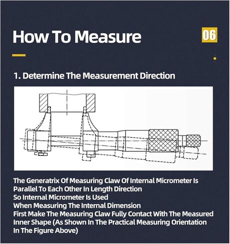 1PCS ميكرومتر داخل مقياس ميكرومتر مقياس ميكرومتر (125-150 مم من الداخل) in Kuwait