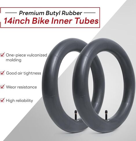 14 × 1.75/1.95/2.0/2.10/2.125 بوصة أنابيب الدراجات ، 14 "أنابيب الدراجات البديلة (2 أجهزة كمبيوتر) ، موثوقة 14 × 1.75-2.125 أنابيب داخلية للدراجات in Saudi Arabia