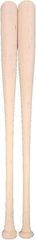 2 Pack Hand Split Maple Wood Baseball Bat Adult Size Lightweight Unfinished Sanded 33.5" in Saudi Arabia