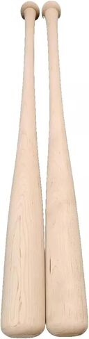 2 Pack Hand Split Maple Wood Baseball Bat Adult Size Lightweight Unfinished Sanded 33.5" in Saudi Arabia