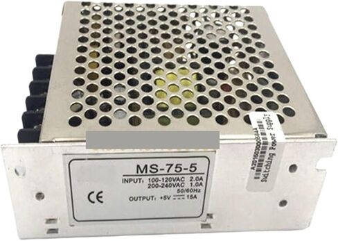 1PC MS-75-5 MS-75-12 MS-75-24 MS-75-15 75W 5V 12V 15V 24V وحدة إمداد الطاقة MINI SIZE DIN AC (15V_75W) in Saudi Arabia