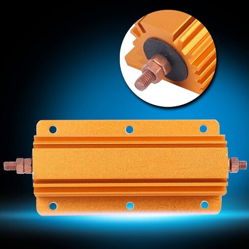 مقاوم المقاوم المقاوم للألمنيوم 8OHM 200W المقاوم للطاقة ، 2pcs المسمار المسمار الصنبور مقاوم ألومنيوم مثبت in Saudi Arabia