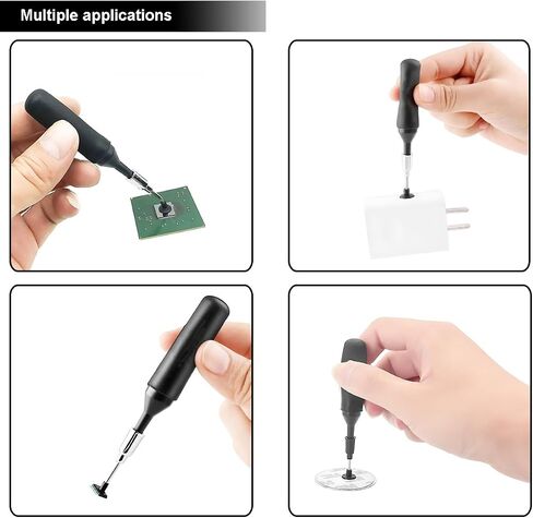2 PCS VACUUM PEN PEN IC IC IC التقاط أدوات رقاقة مزيل الأداة مسجلة رقاقة لوحة رقاقة مع نصائح الشفط مربع تخزين أكواب الشفط ل QFP TSOP TSSOP رقاقة IC IC in Saudi Arabia