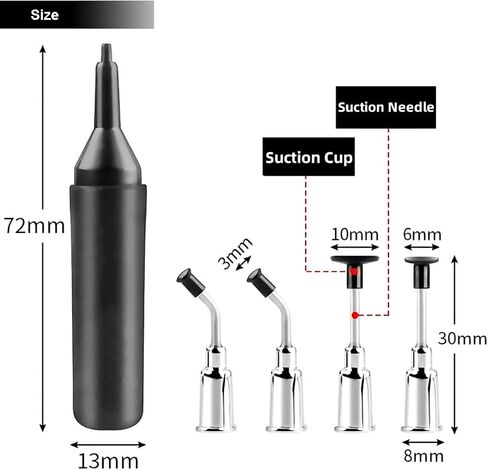 2 PCS VACUUM PEN PEN IC IC IC التقاط أدوات رقاقة مزيل الأداة مسجلة رقاقة لوحة رقاقة مع نصائح الشفط مربع تخزين أكواب الشفط ل QFP TSOP TSSOP رقاقة IC IC in Saudi Arabia